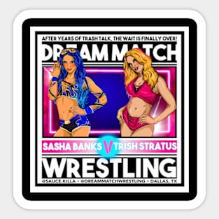 Sasha Banks vs Trish Stratus Sticker